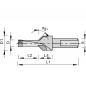 Preview: Stehle HW 2060 Bohrsenker 8x12x57,5x10 mm Z=2+2 Rechtslauf